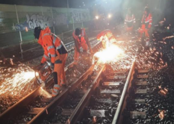 Erfolgreicher Weichenumbau in Heilbronn-Klingenberg - DE