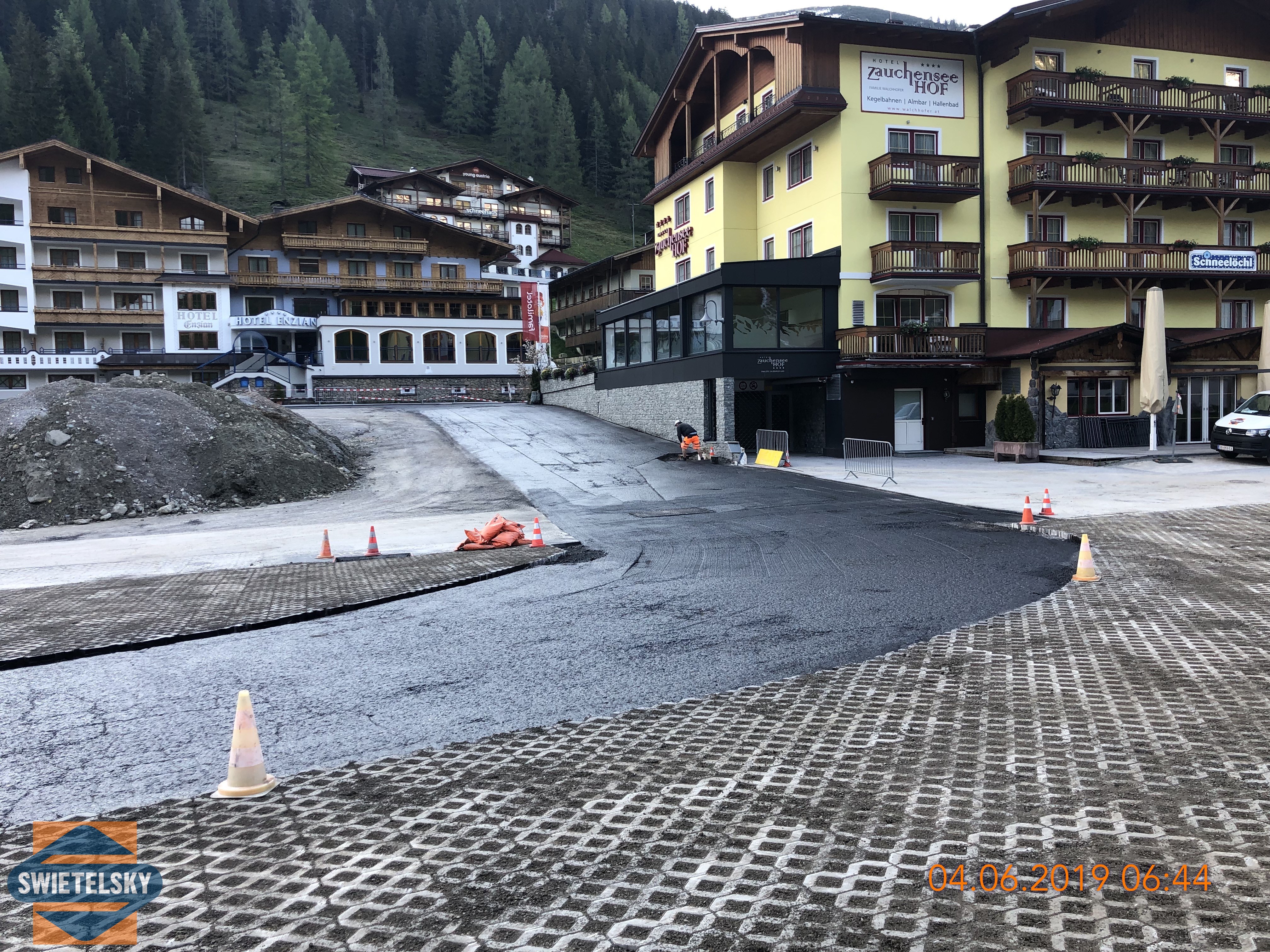 Zauchensee Liftgesellschaft Parkplatzsanierung - Straßen- und Brückenbau