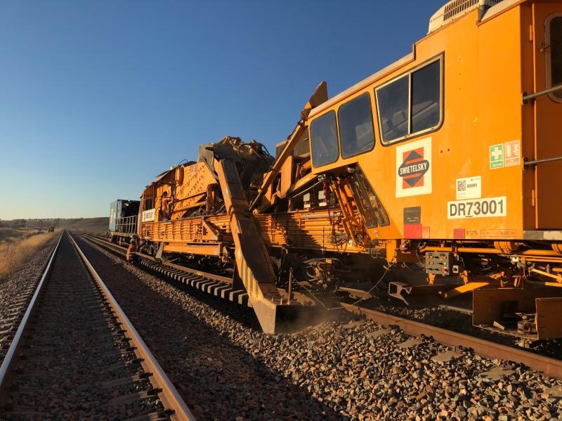 ARTC Hunter Valley Ballast Cleaning - Bahnbau