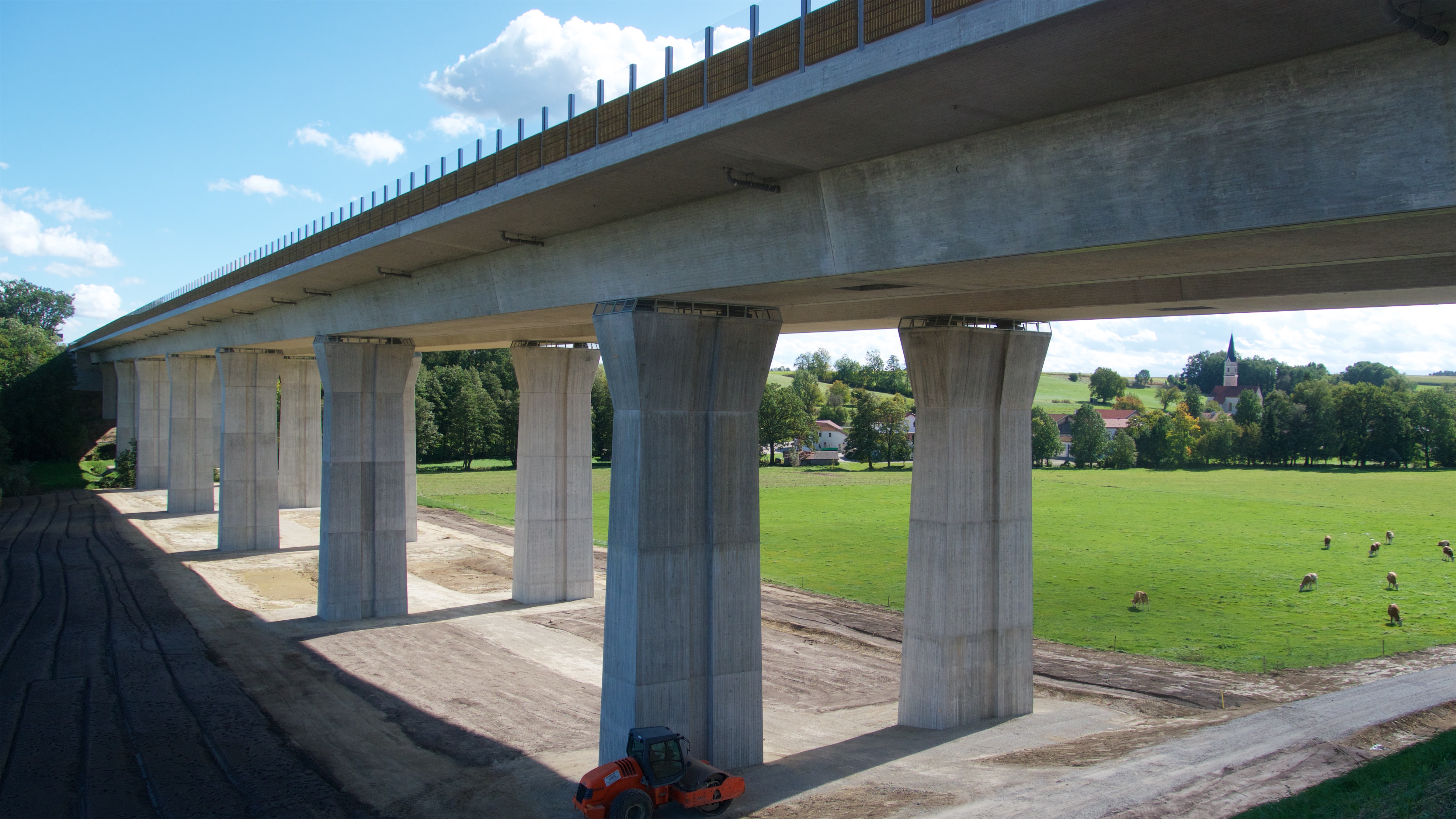 Brückenbau, A94 - Straßen- und Brückenbau