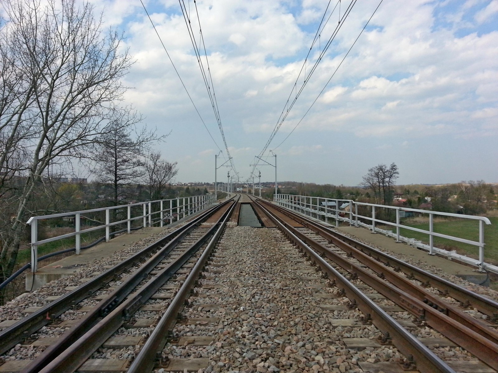 Prace budowlane na torze kolejowym, Kraków  - Bahnbau