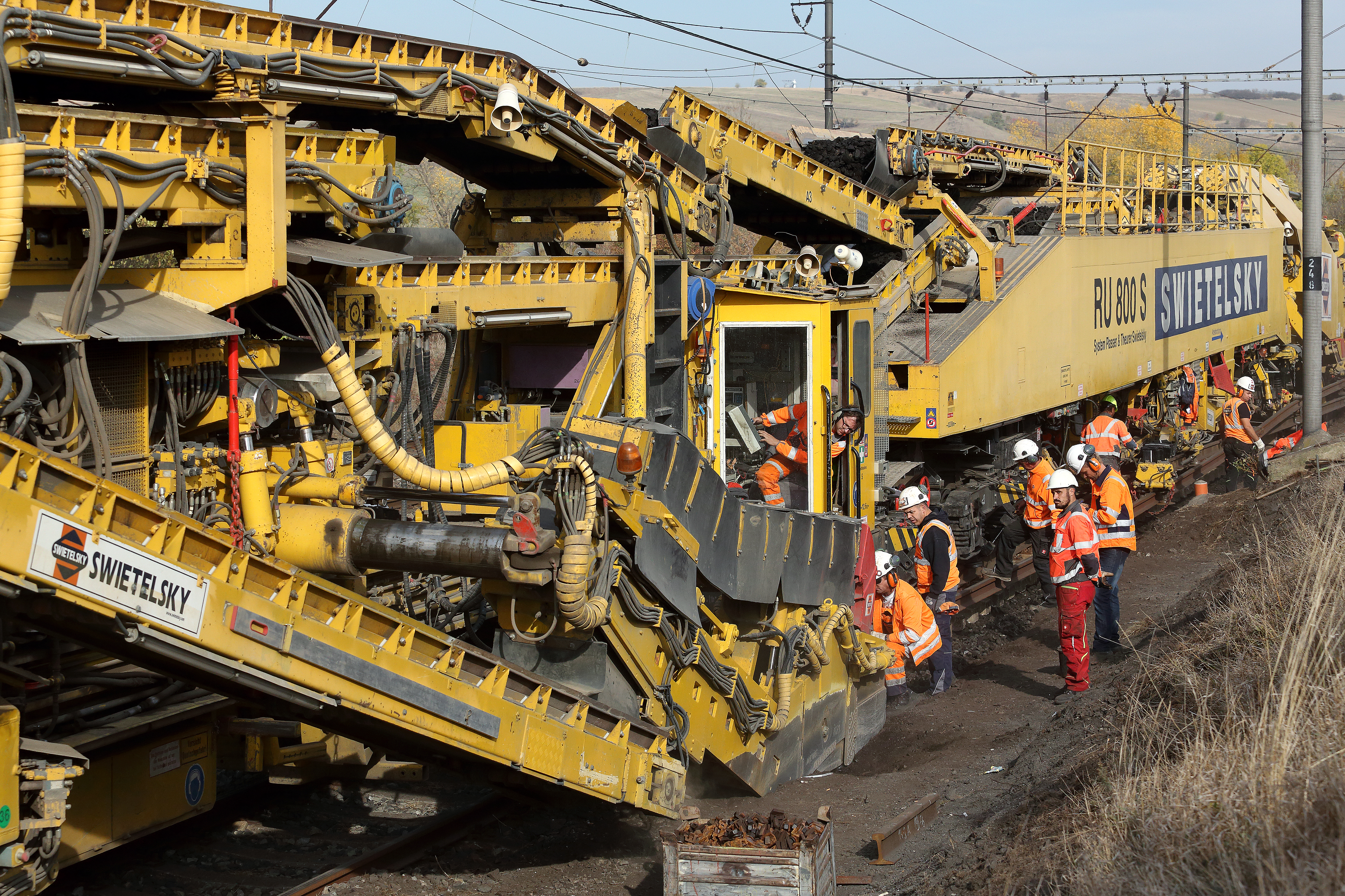 Optimalizace traťového úseku Obrnice–Čížkovice - Bahnbau