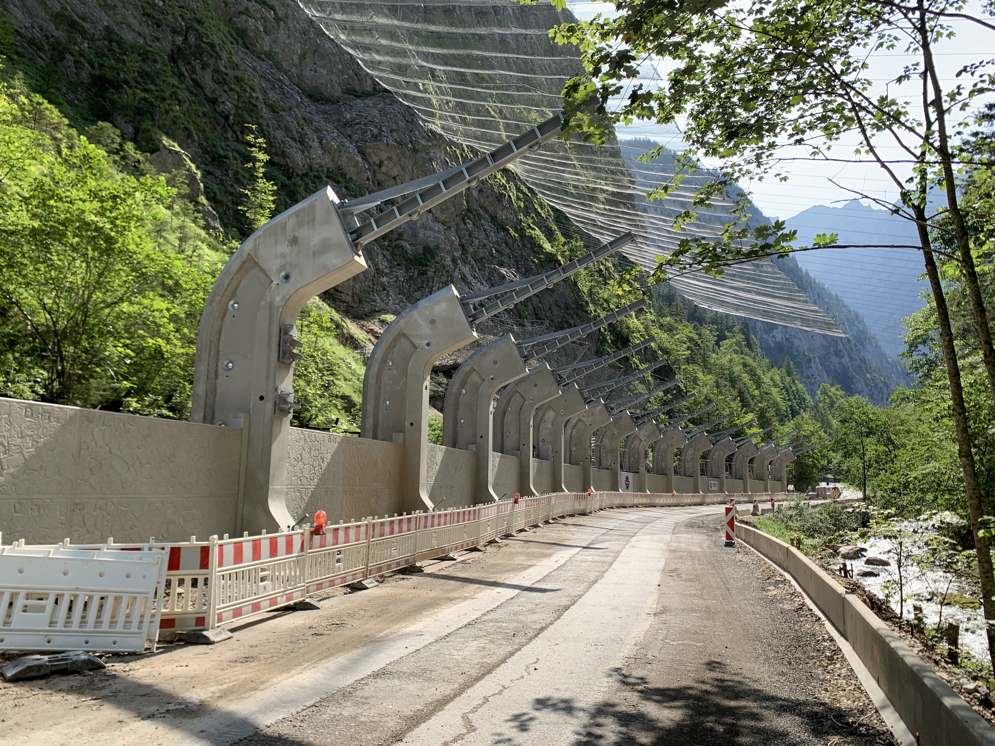 Steinschlagschutz, Steinerne Jungfrau, Radmer - Tiefbau