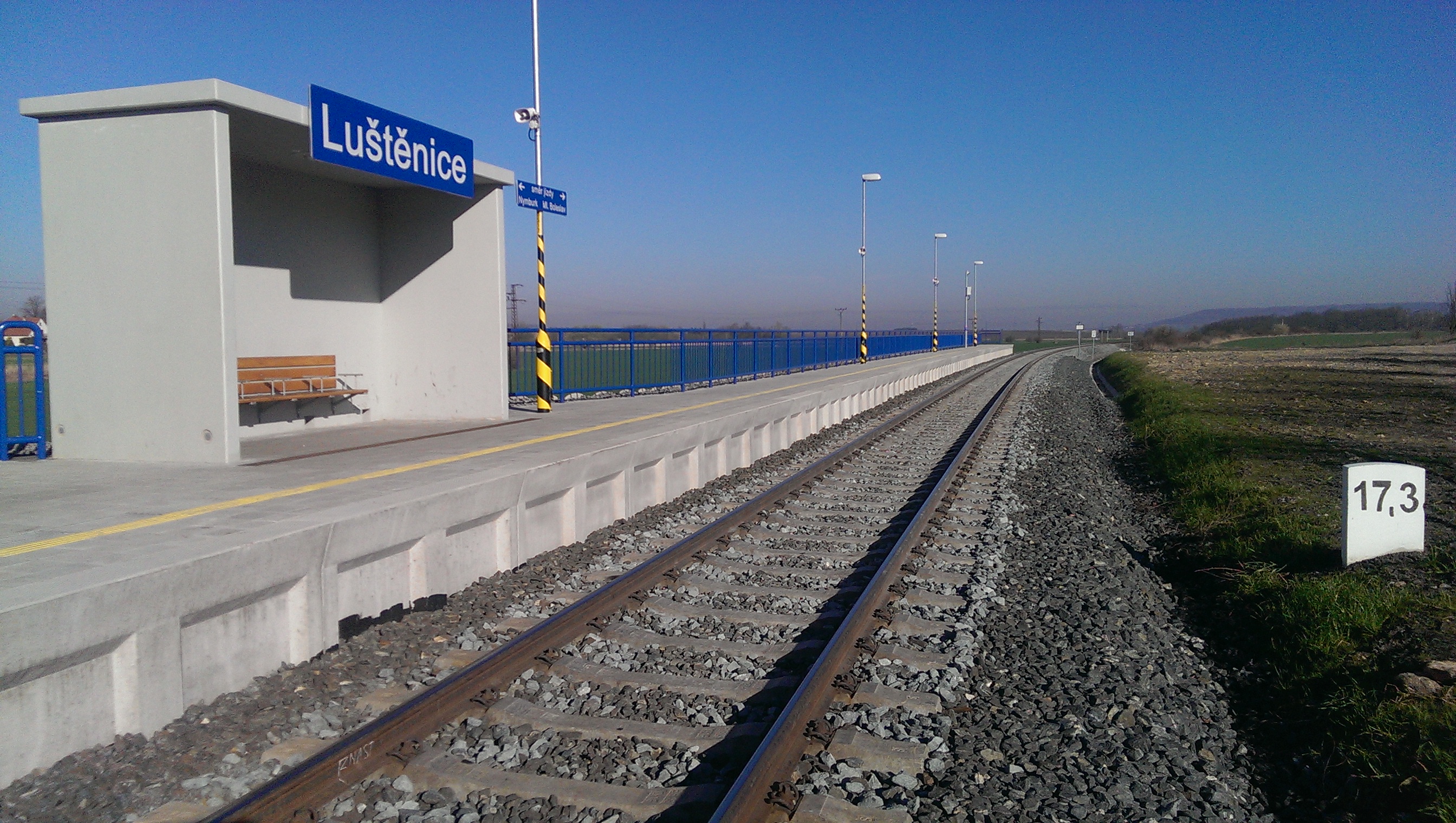 Zvýšení kapacity trati Nymburk – Mladá Boleslav, 1. stavba - Bahnbau