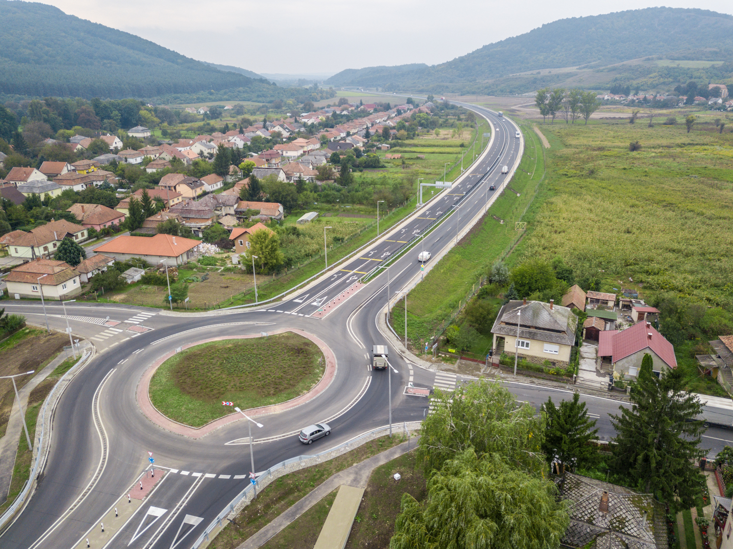 Útépítés, Nógrád - Straßen- und Brückenbau