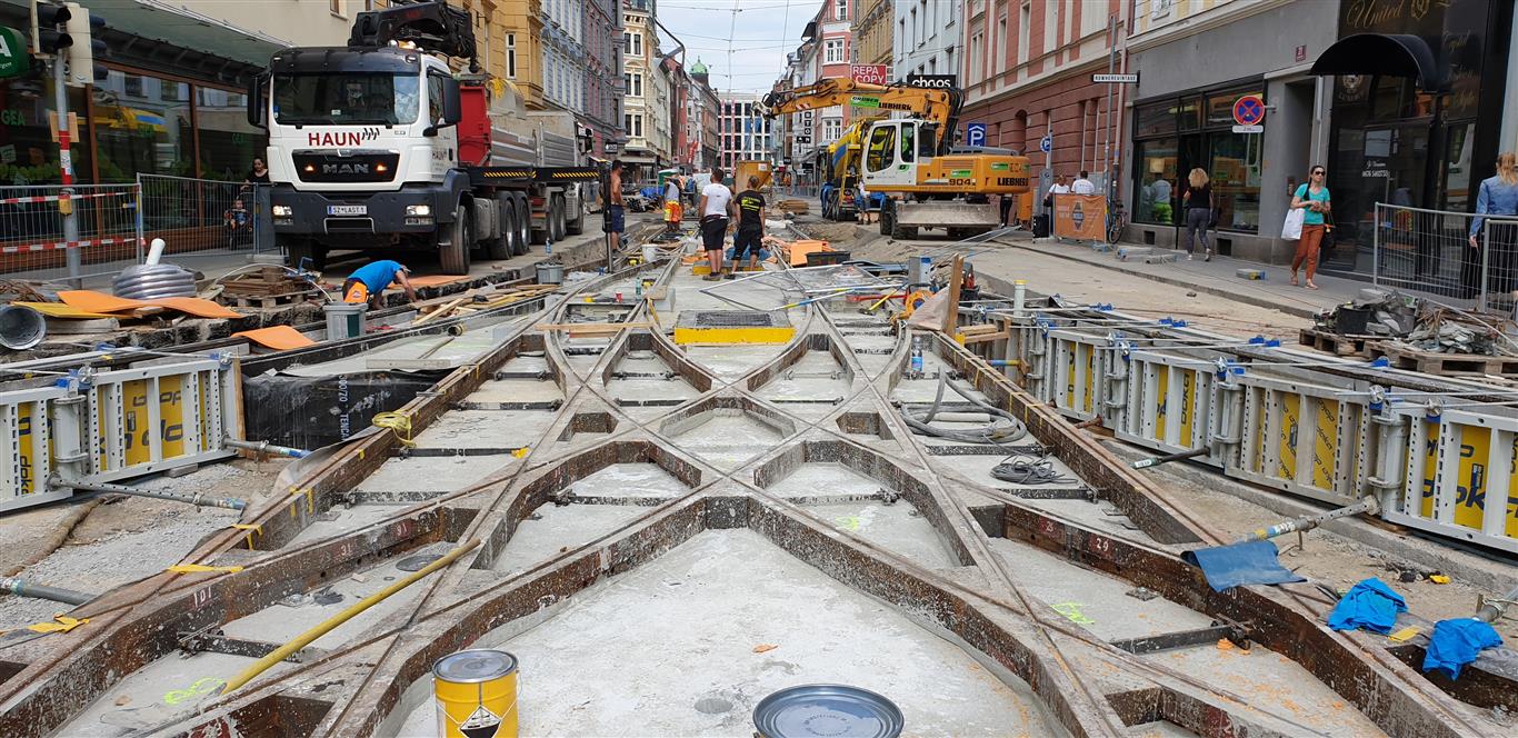 Sanierung Anichstraße/ Bürgerstraße - Tiefbau