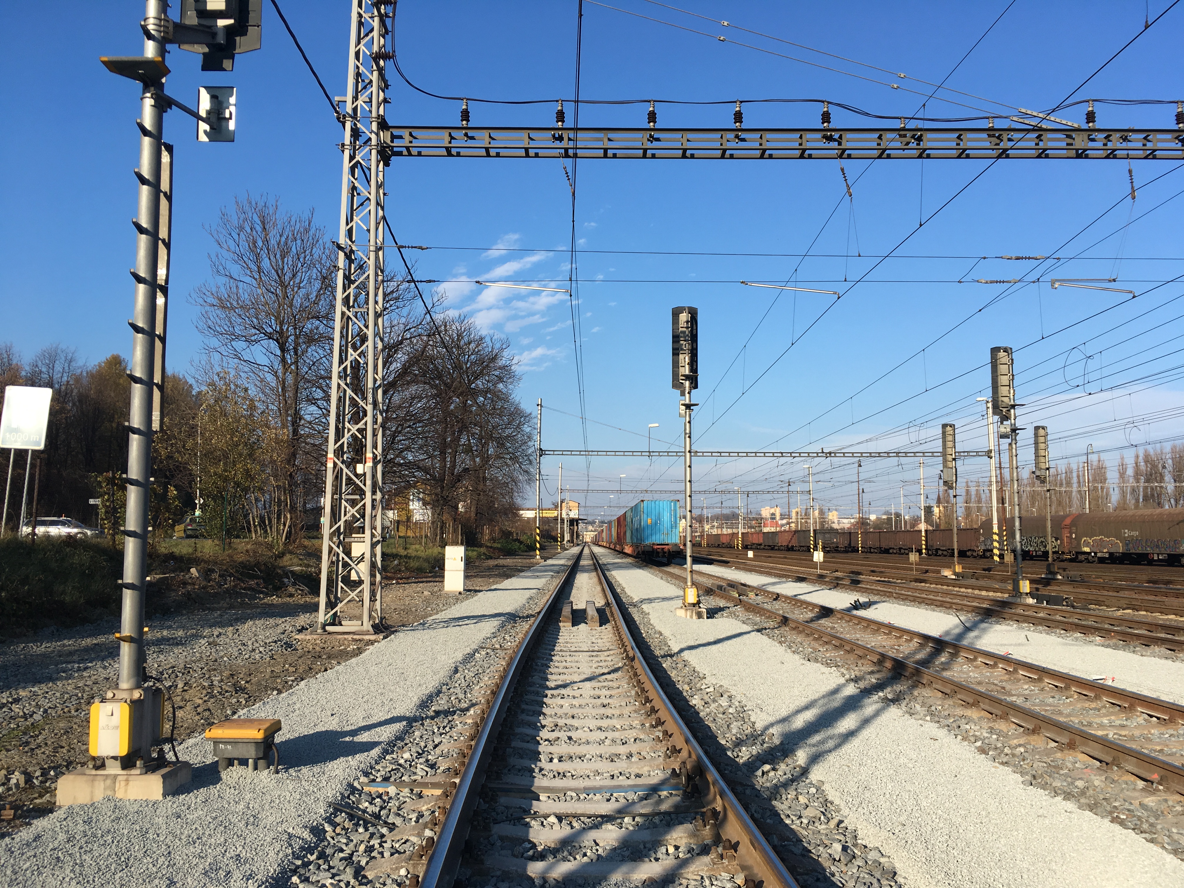 Oprava kolejí v žel. stanici Český Těšín  - Bahnbau