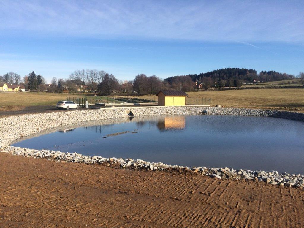 Jilem – výstavba ČOV a kanalizace - Tiefbau