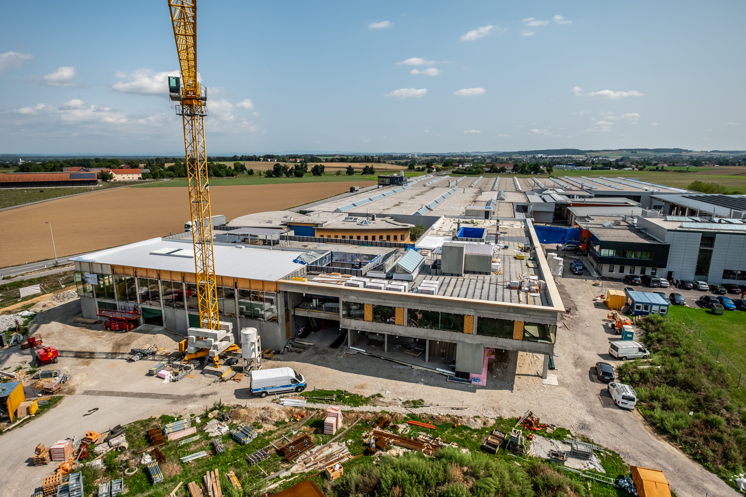 Neubau Schulungszentrum Hargassner Weng - Hochbau