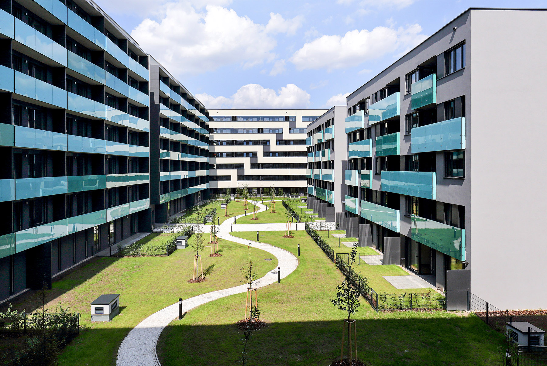 Obytný komplex Vivus Argentinsk, Prag - Hochbau