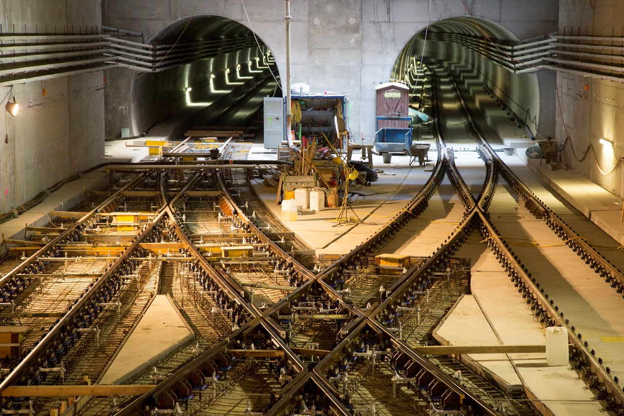 Gleisarbeiten, Wien - Bahnbau Gleisarbeiten, Wien - Bahnbau