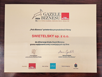 SWIETELSKY LUBLIN wśród najdynamiczniej rozwijających się firm ! - PL