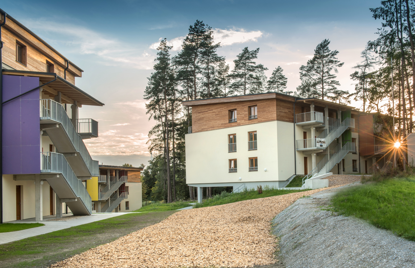 Lipno nad Vltavou – bytové domy Lipno Východ  - Hochbau