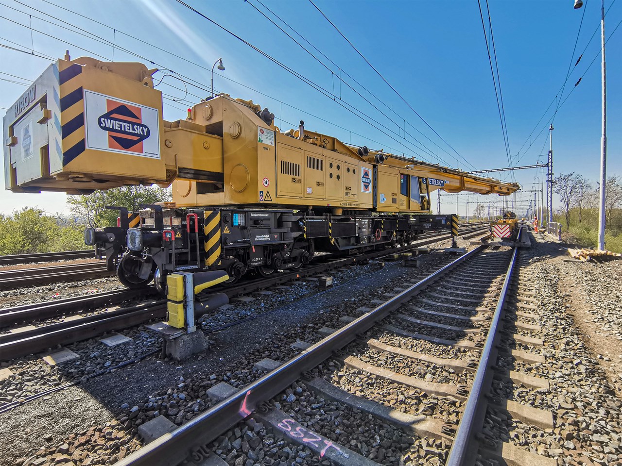 Pokládka kolejí, Prosenice - Bahnbau Pokládka kolejí, Prosenice - Bahnbau