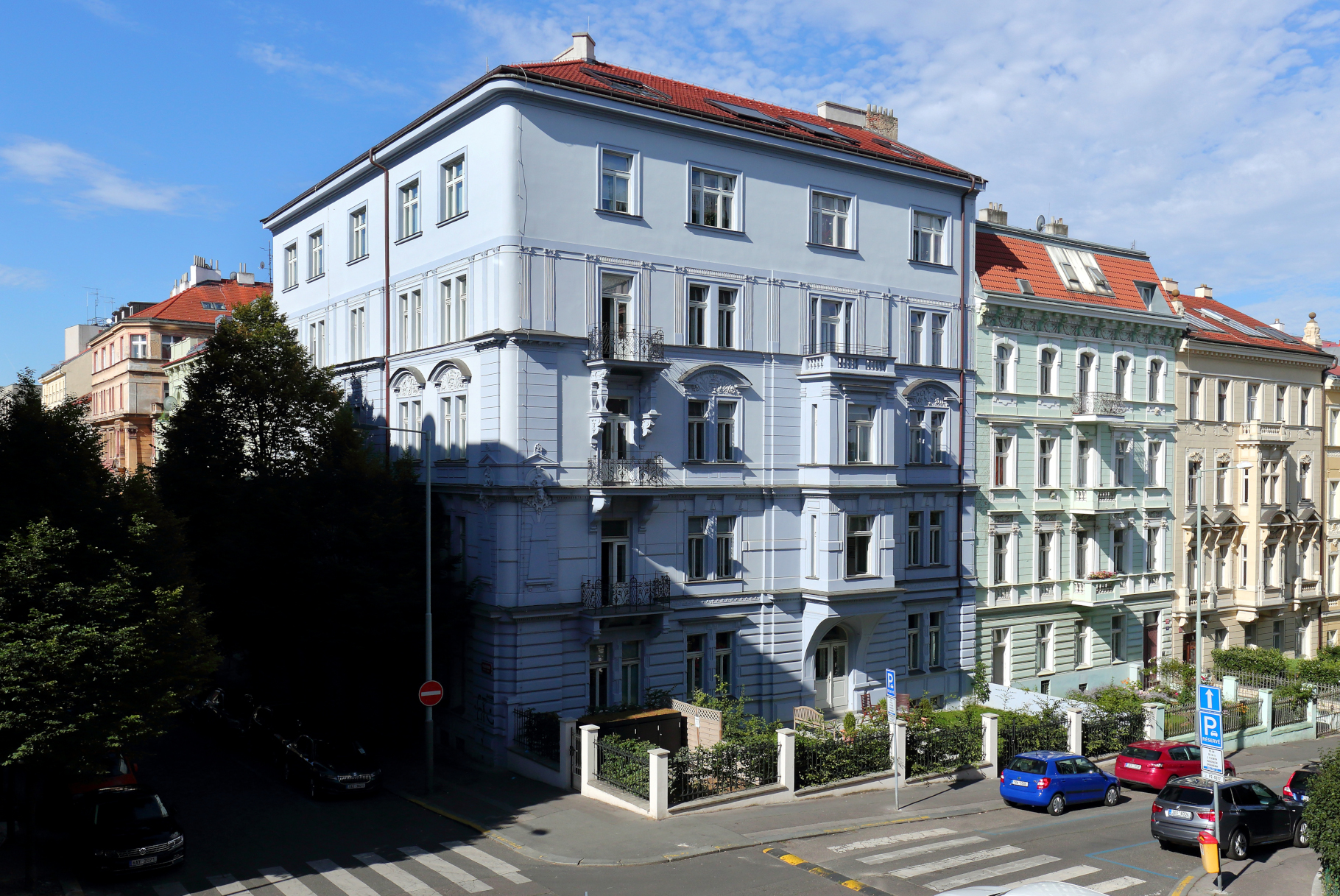Bytový dům Balbínova - Hochbau
