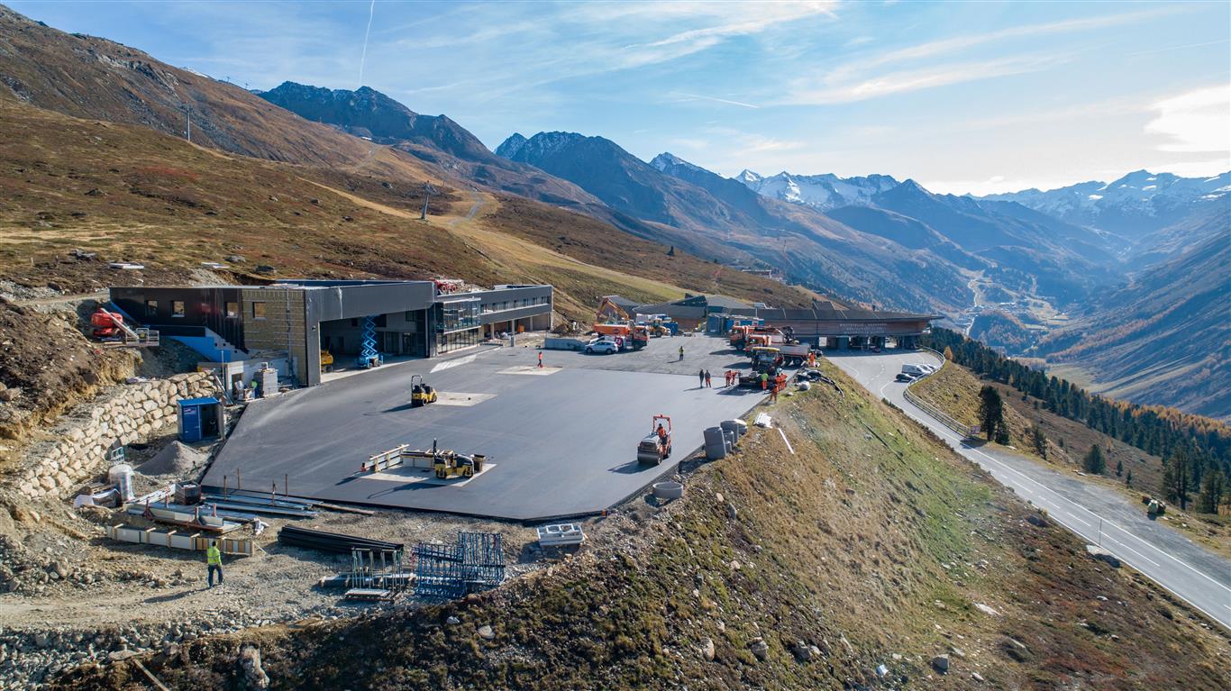 Hubschrauberlandeplatz, Hochgurgl - Tiefbau