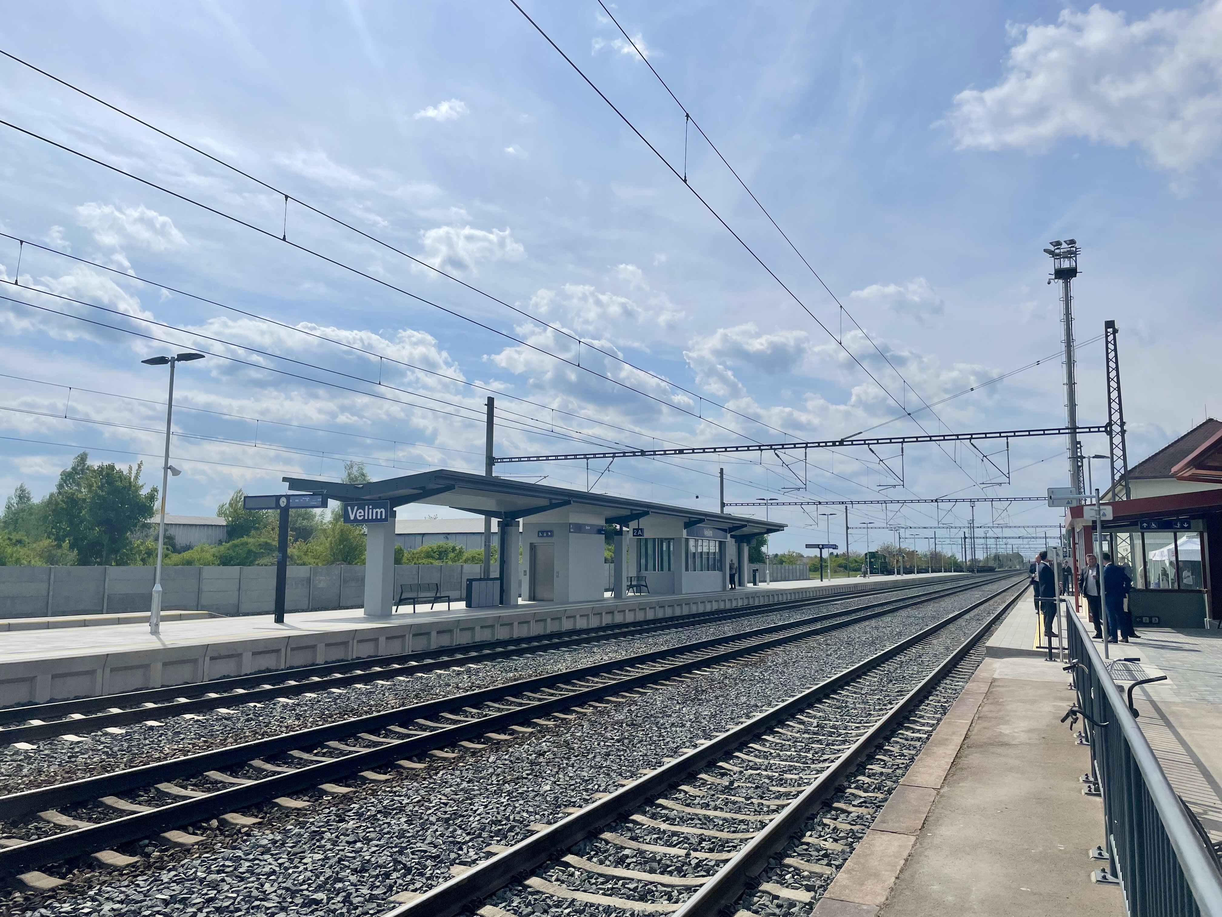 Rekonstrukce železničního koridoru v úseku Velim–Poříčany - CZ
