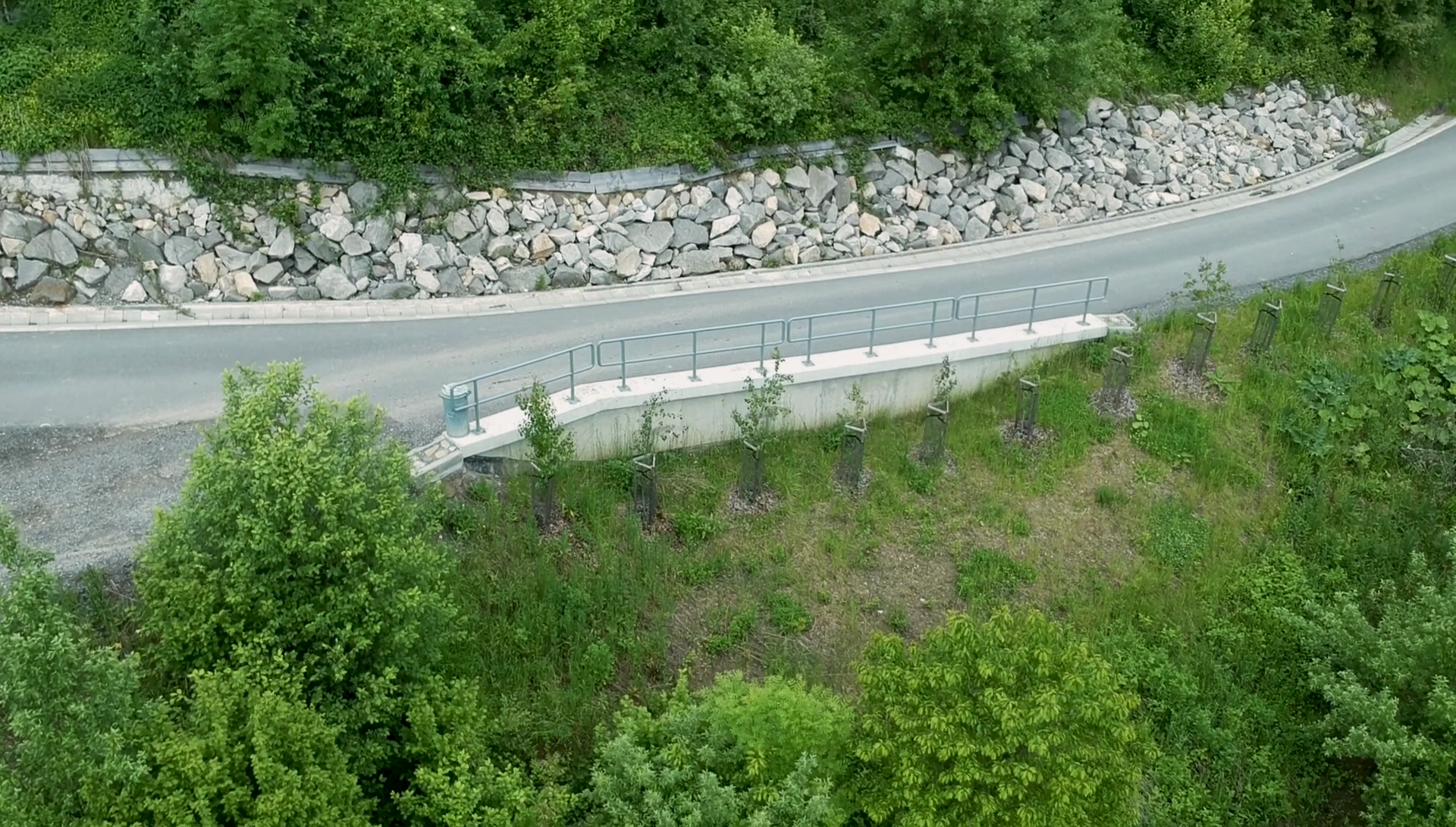 Vsetín – sanace svahu Ohýřov II - Straßen- und Brückenbau