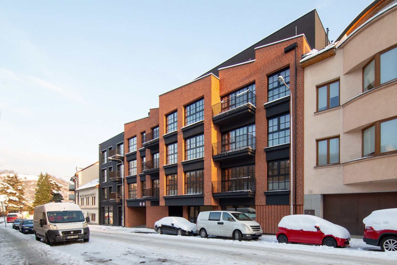 Praha – novostavba rezidence Pechlátova - Hochbau
