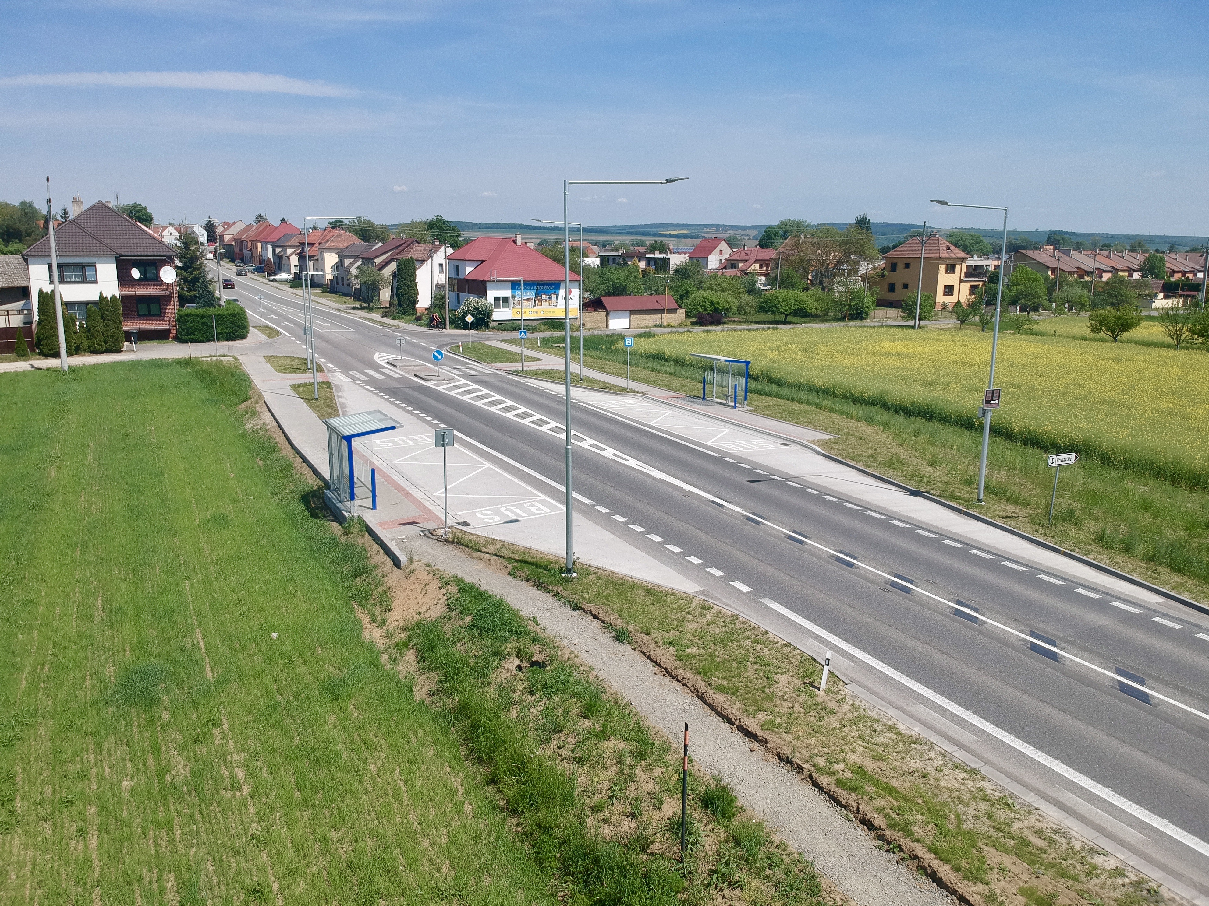Spytihněv – autobusová zastávka - Straßen- und Brückenbau