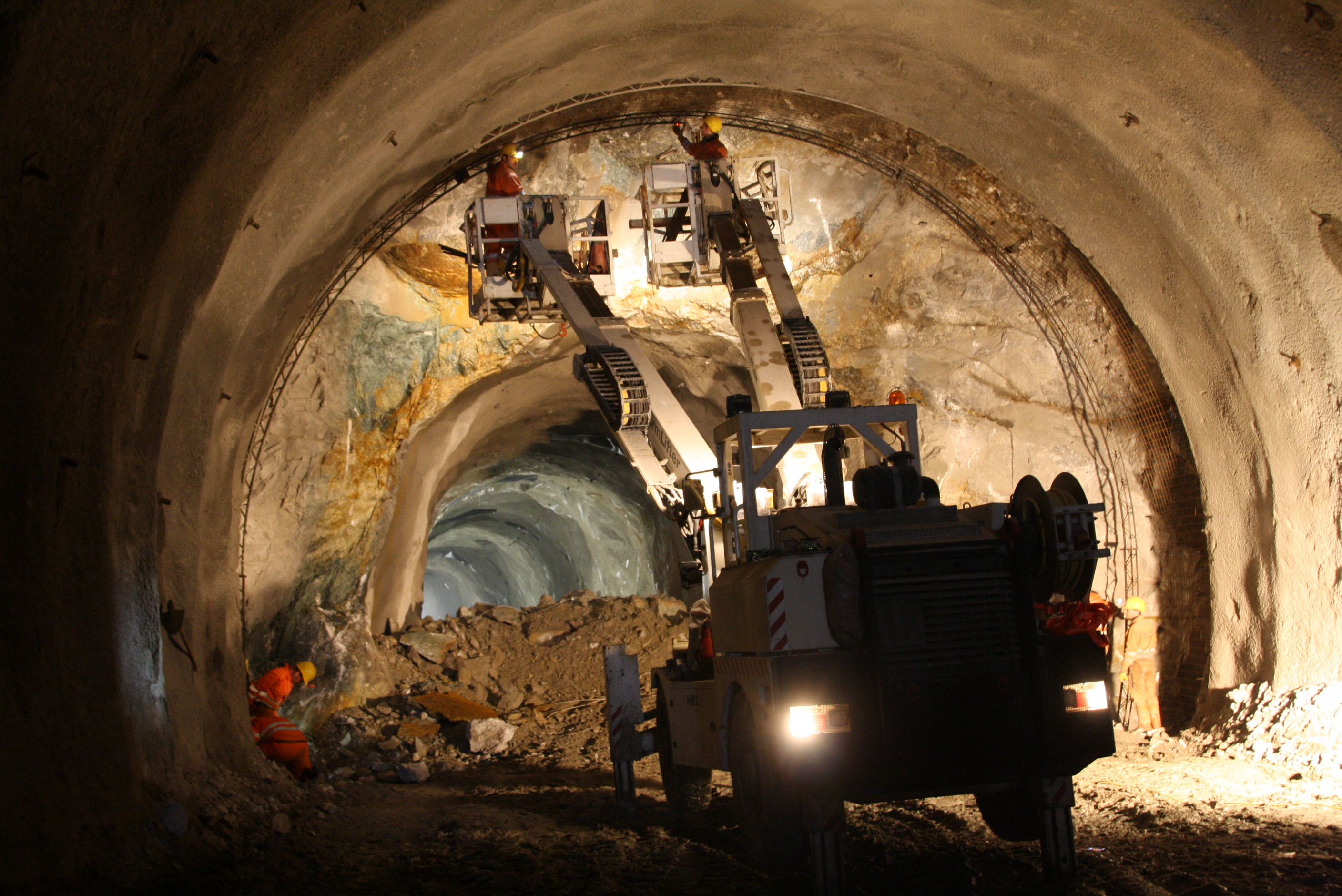 S10 Tunnel Neumarkt - Tunnelbau